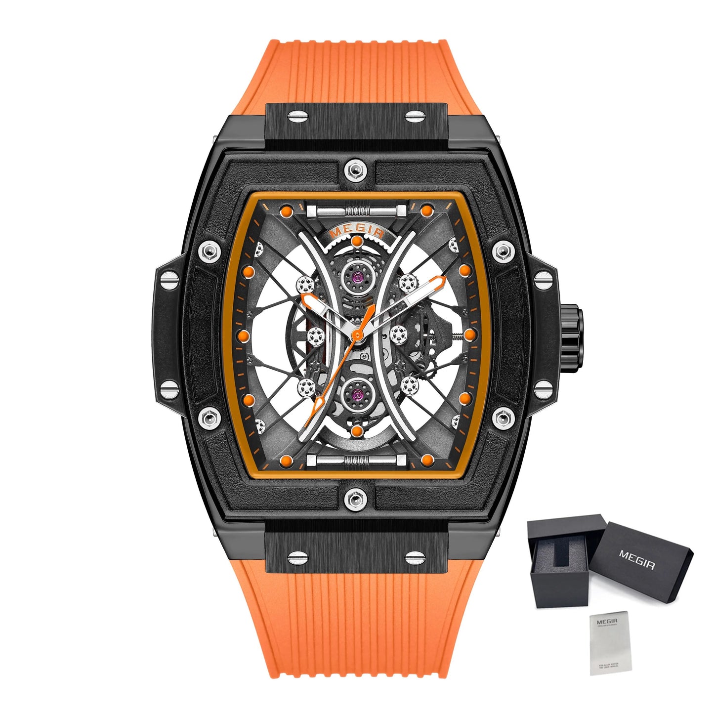 MEGIR Brand Luxury Quartz Watch for Men Fashion Military Sports Watches Waterproof Luminous Clock Wristwatch Reloj Hombre 8109-18