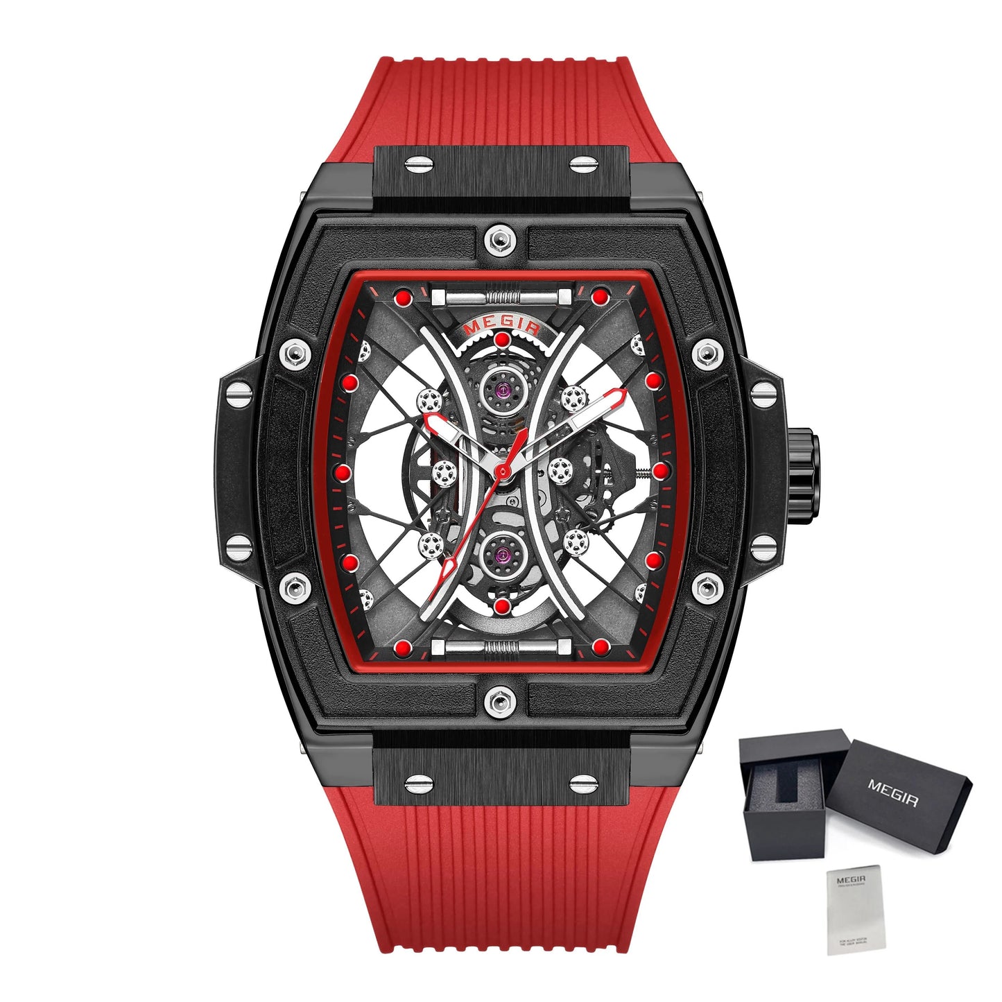 MEGIR Brand Luxury Quartz Watch for Men Fashion Military Sports Watches Waterproof Luminous Clock Wristwatch Reloj Hombre 8109-15