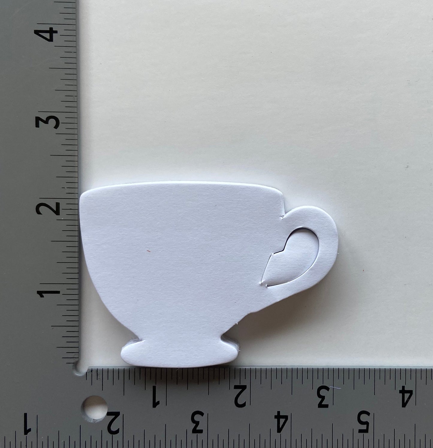SHAPES ETC. Sticky Shape Notepad - Tea Cup-1