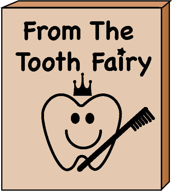 SHAPES ETC. Teacher's Stamp - From the Tooth Fairy-0