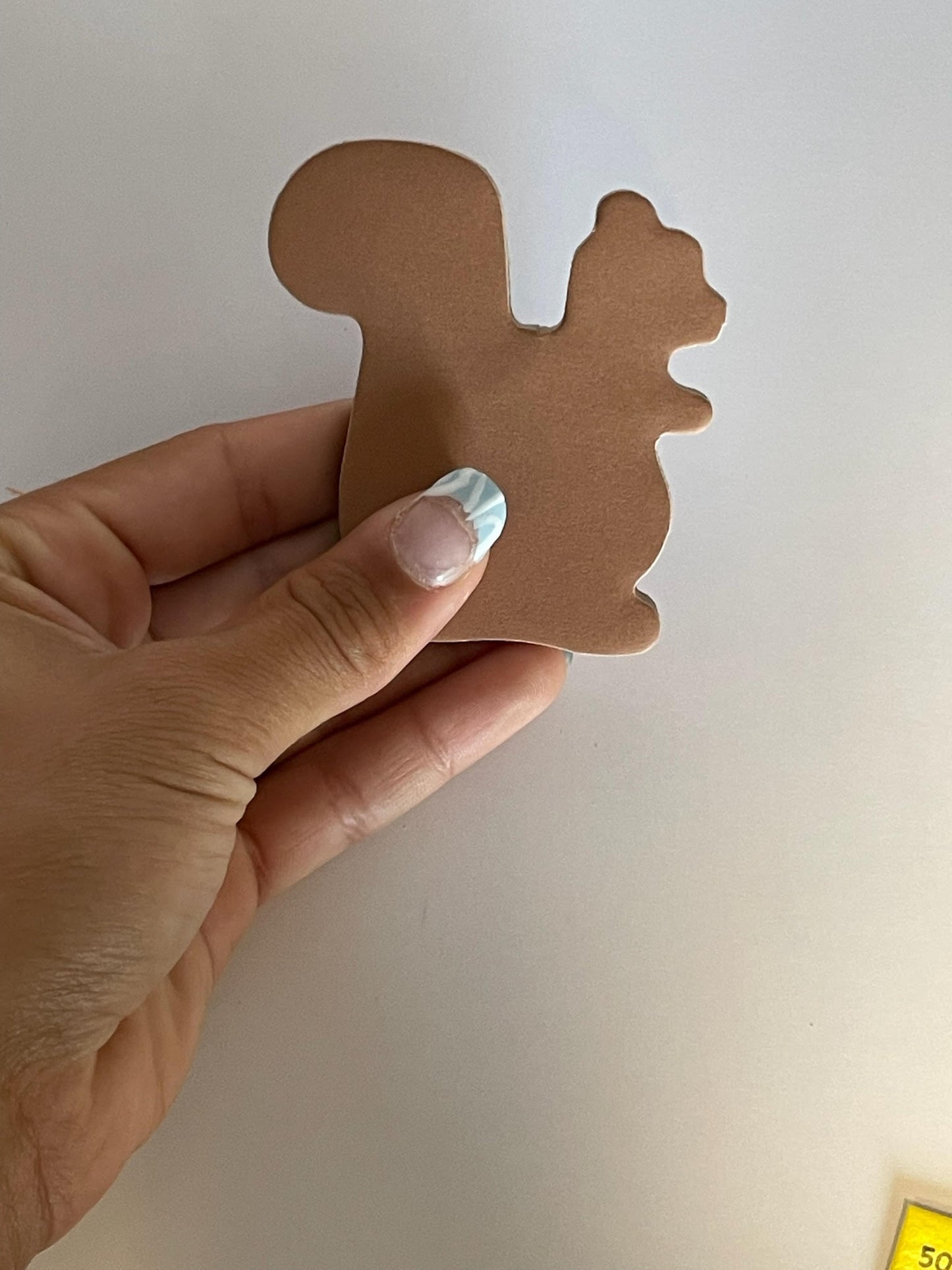 SHAPES ETC. Sticky Shape Notepad - Squirrel-2