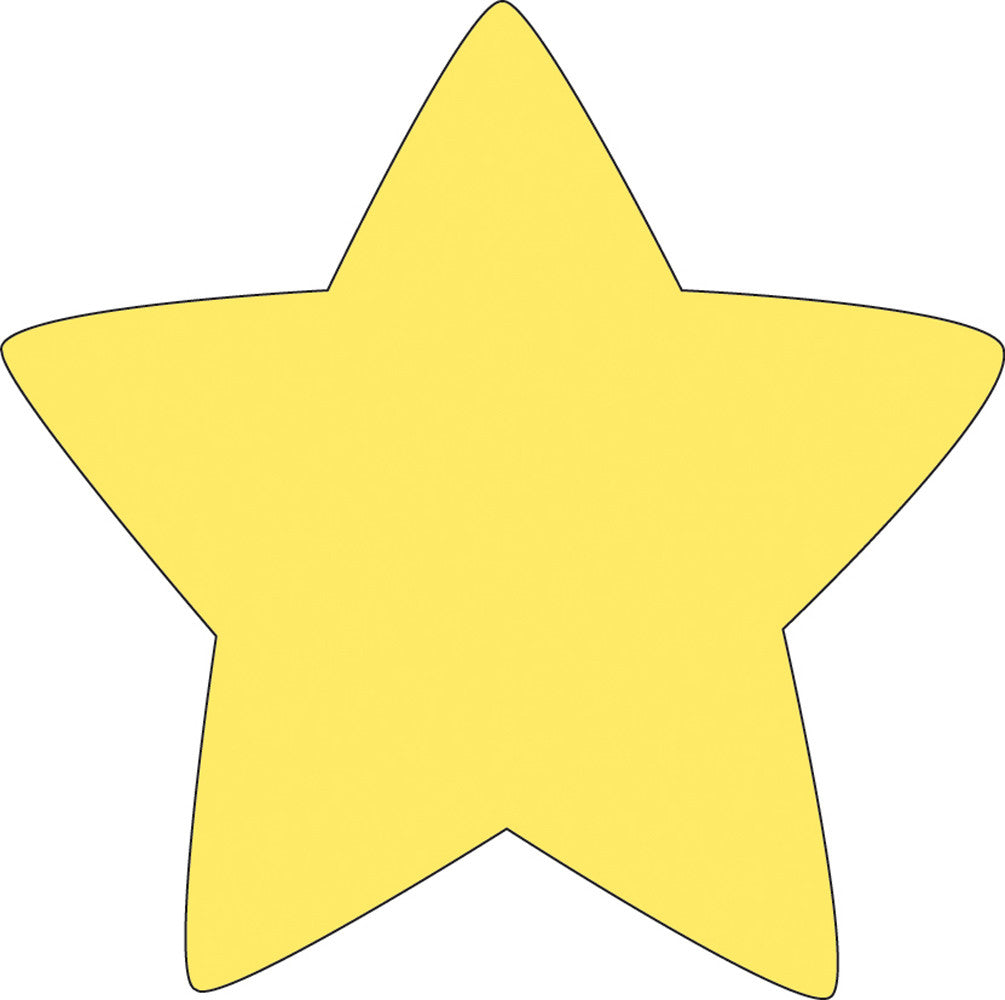 SHAPES ETC. Sticky Shape Notepad - Star-0