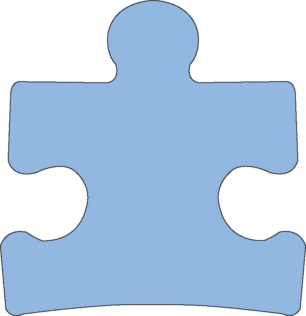 SHAPES ETC. Sticky Shape Notepad - Puzzle Piece-0