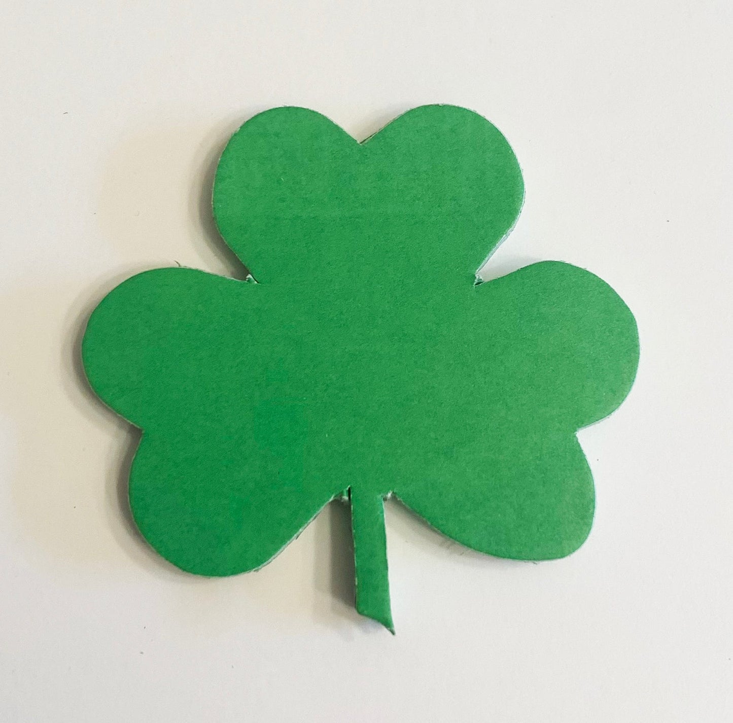 SHAPES ETC. Sticky Shape Notepad - Shamrock-1