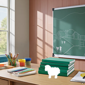 SHAPES ETC. Sticky Shape Notepad - Sheep/Lamb-1