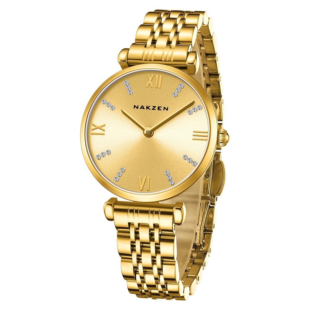 Fashion Ladies Watch Women 2021 New Rose Gold Dress Quartz Watches Luxury Diamond Wristwatches Relogio Feminino Bracelet Clock-5
