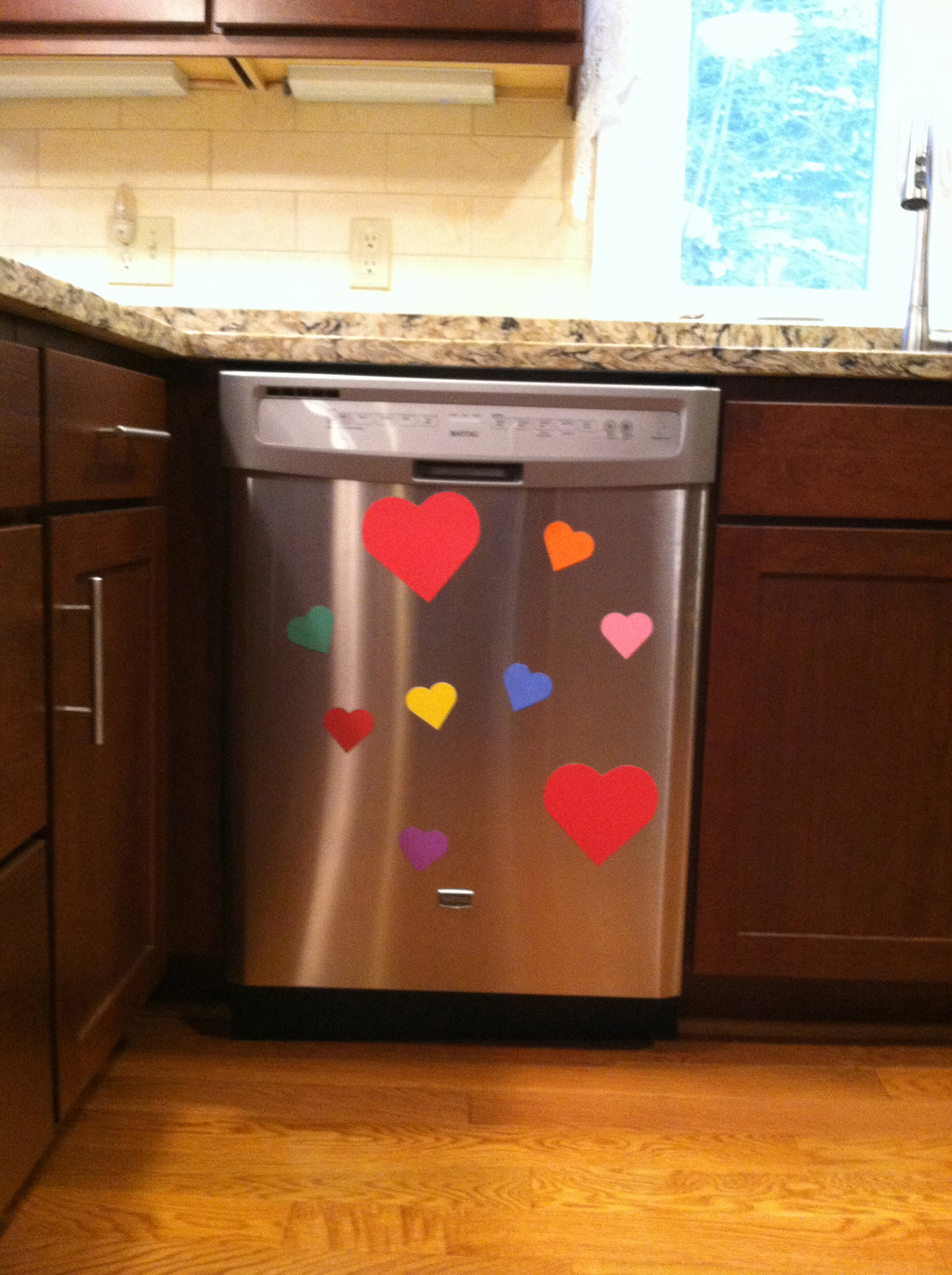 Die-Cut Magnetic - Large Single Color Heart-2