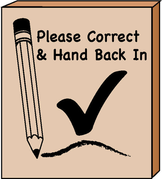 SHAPES ETC. Teacher's Stamp - Correct And Hand Back In-0