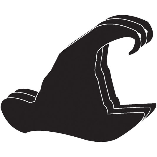 Die-Cut Magnetic - Small Single Color Witch Hat-0