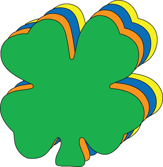 Die-Cut Magnetic - Small Assorted Four Leaf Clover-0