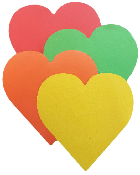 Die-Cut Magnetic - Large Assorted Color Heart-0