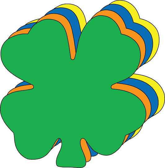 Die-Cut Magnetic - Large Assorted Four Leaf Clover-0