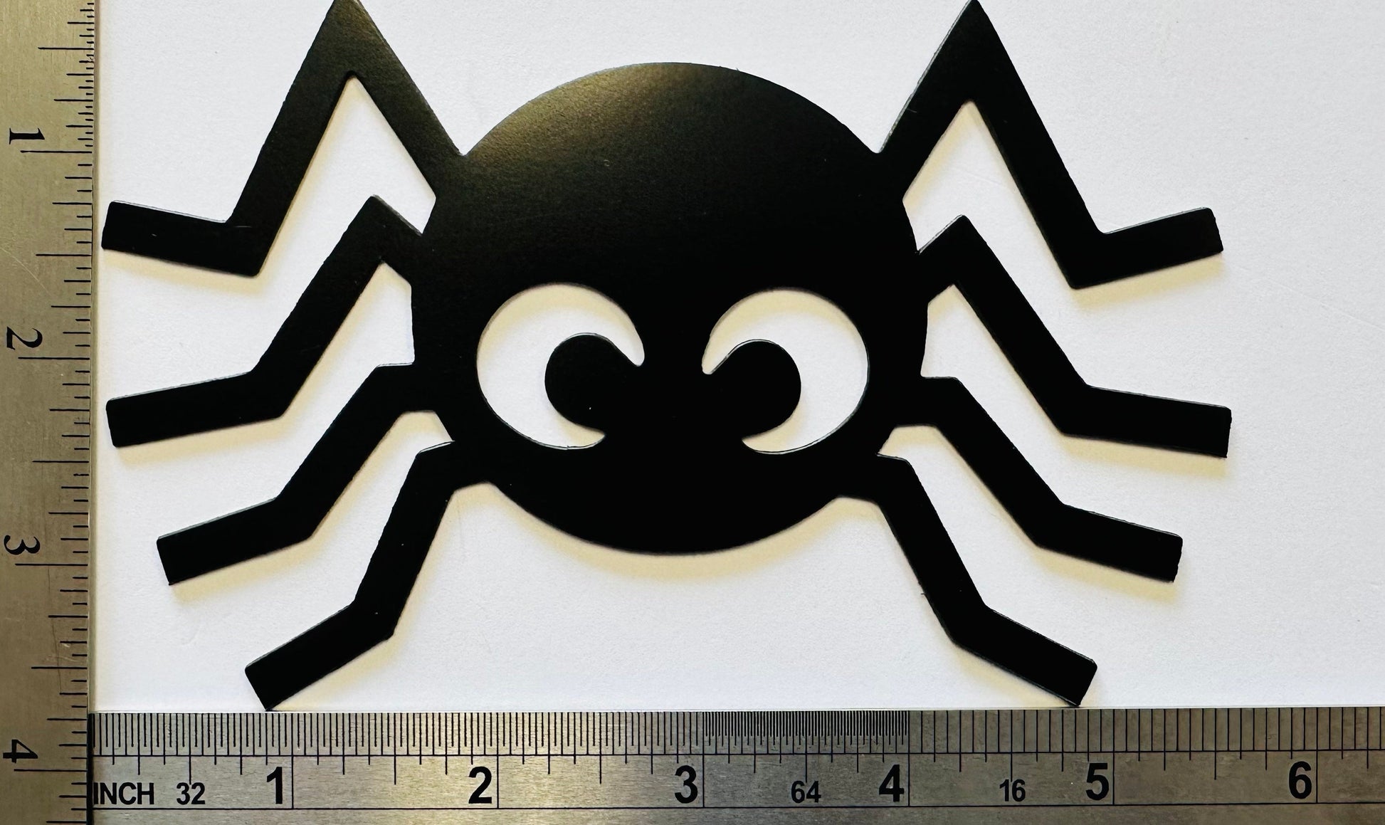 Die-Cut Magnetic - Large Single Color Spider-2