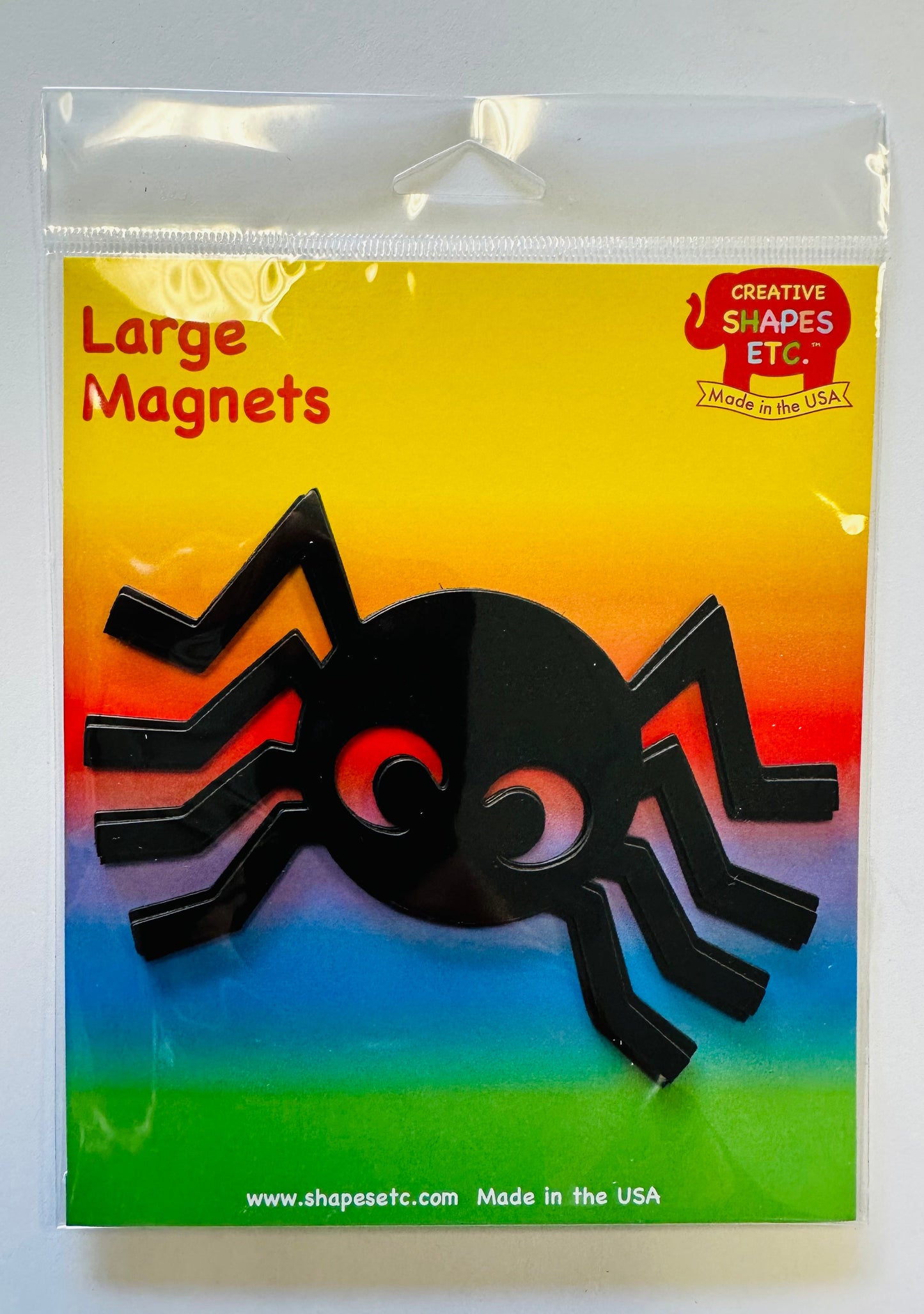 Die-Cut Magnetic - Large Single Color Spider-3