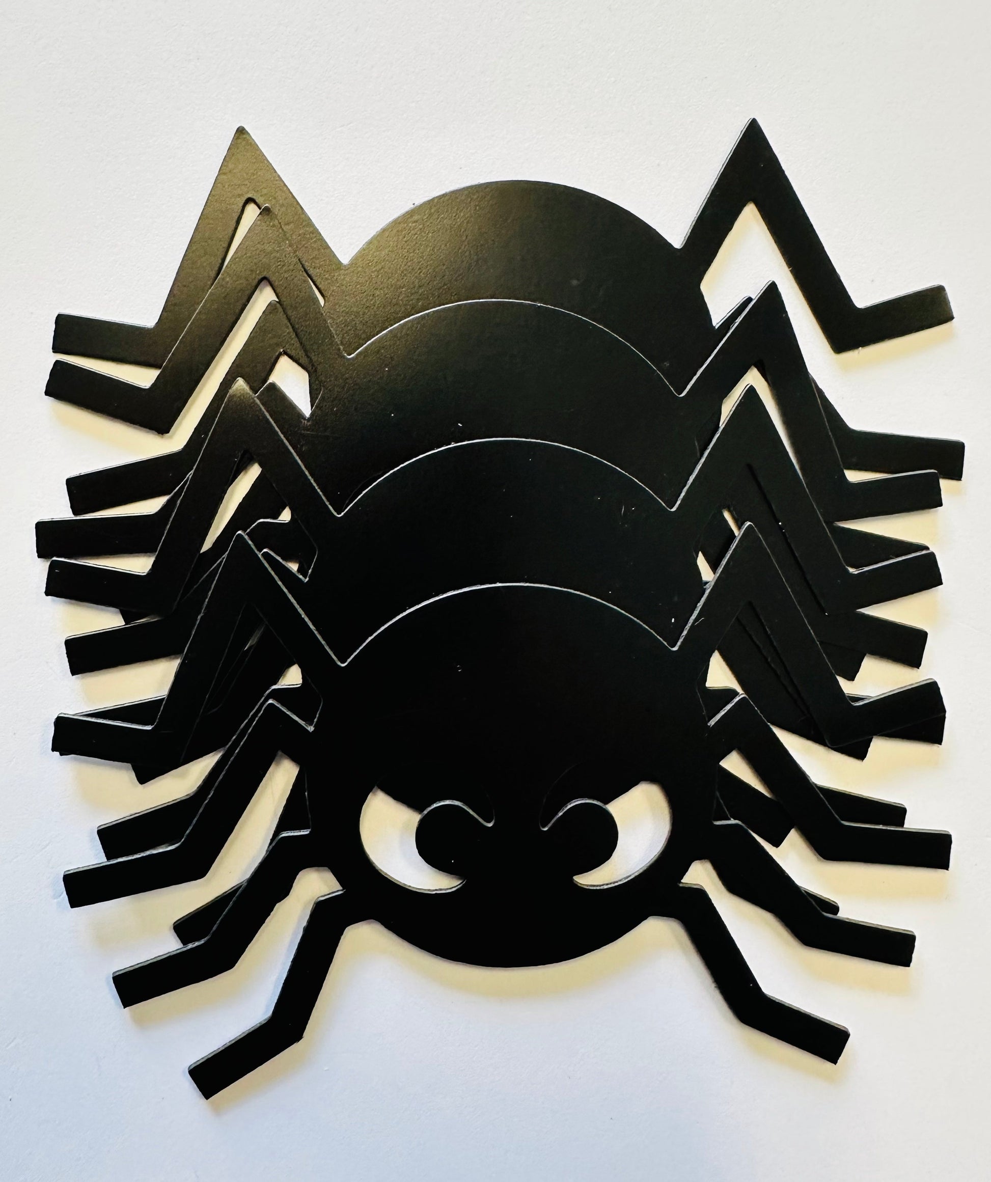 Die-Cut Magnetic - Large Single Color Spider-4