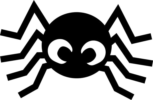 Die-Cut Magnetic - Large Single Color Spider-0