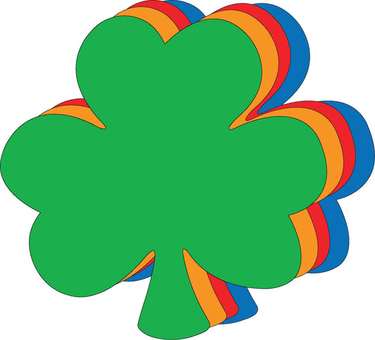 Die-Cut Magnetic - Large Assorted Shamrock-0