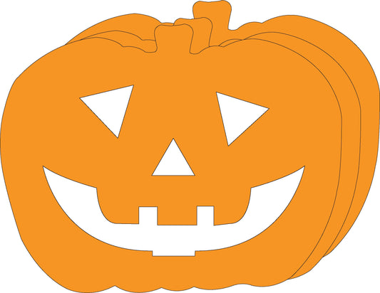 Die-Cut Magnetic - Super Single Color Jack O Lantern-0