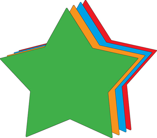 Die-Cut Magnetic - Super Assorted Color Star-0