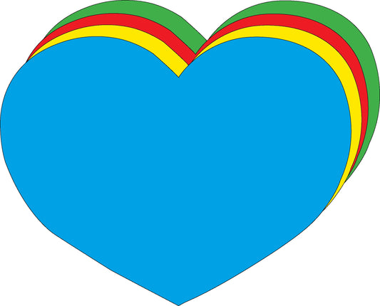 Die-Cut Magnetic - Super Assorted Color Heart-0