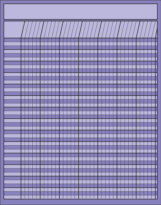 SHAPES ETC. Vertical Chart - Lavender-0