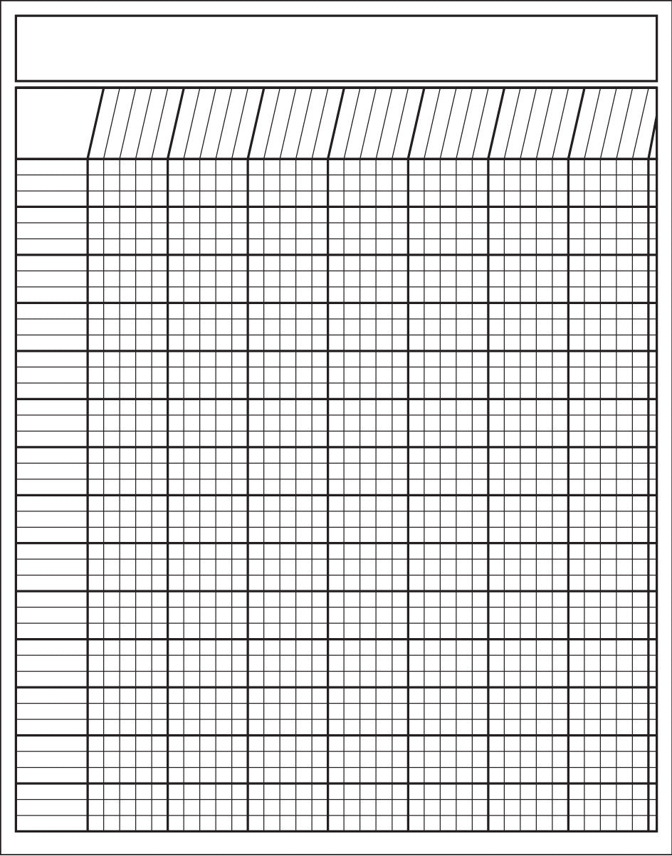 SHAPES ETC. Vertical Chart - White-0