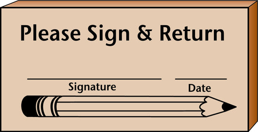SHAPES ETC. Teacher's Stamp - Sign & Return-0