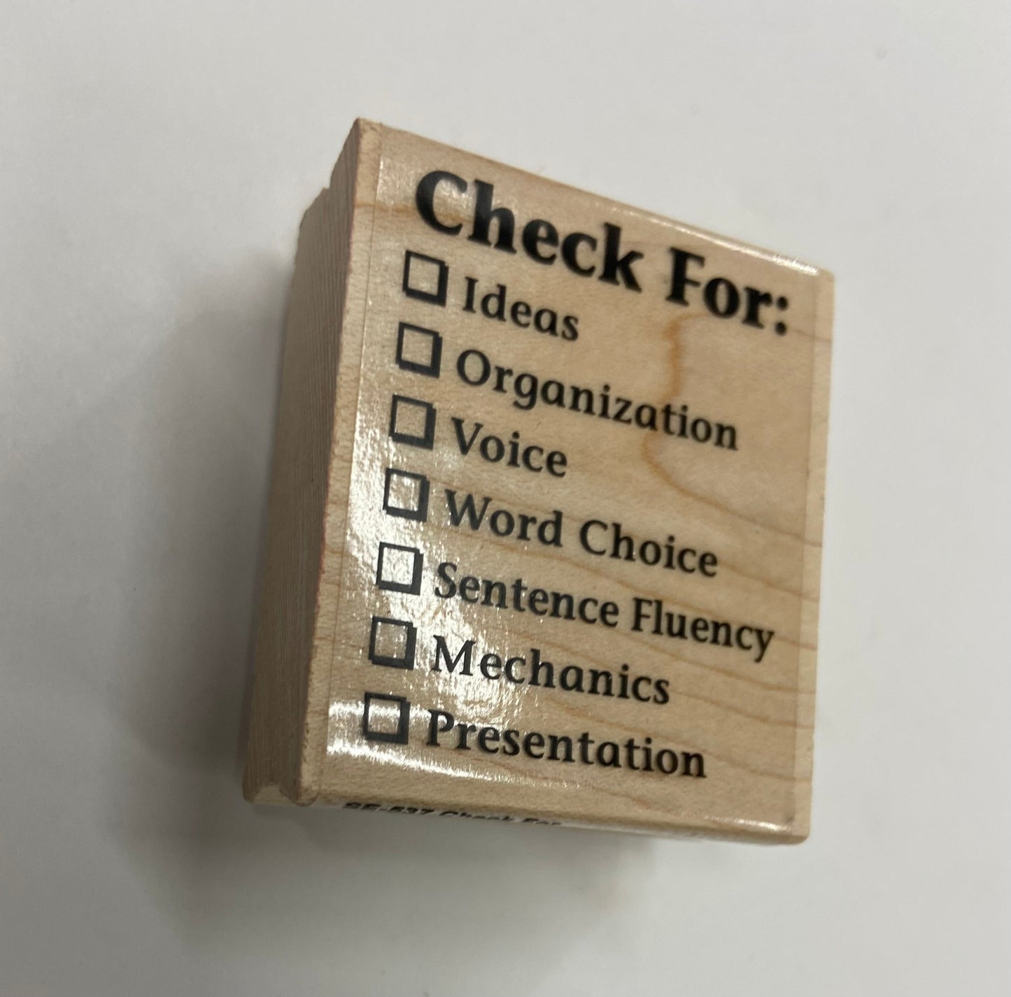 SHAPES ETC. Teacher's Stamp - Check For-1