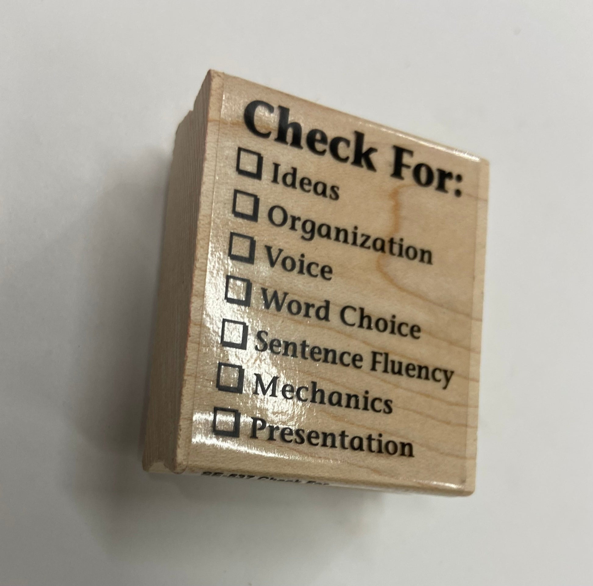 SHAPES ETC. Teacher's Stamp - Check For-1
