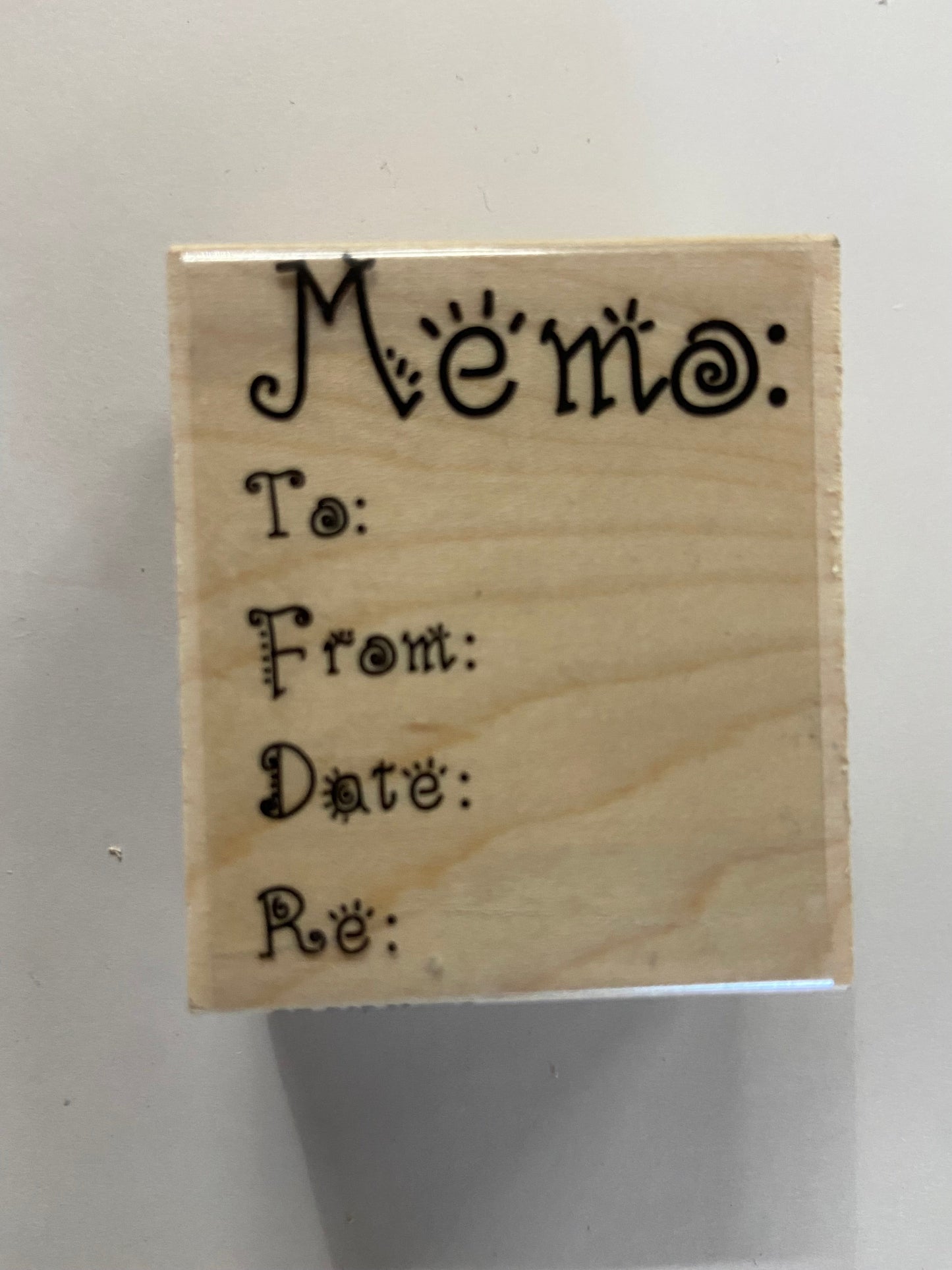 SHAPES ETC. Teacher's Stamp - Memo-0