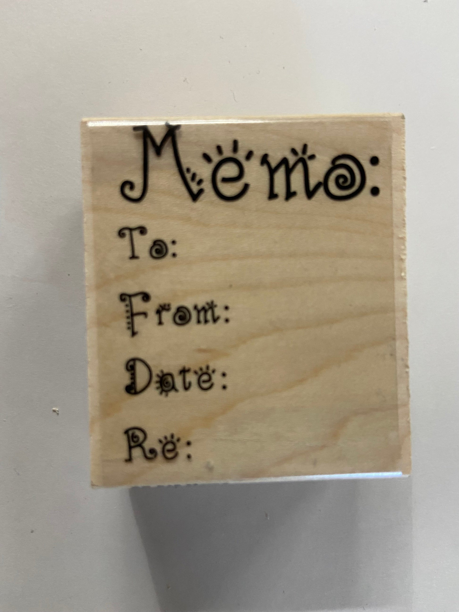 SHAPES ETC. Teacher's Stamp - Memo-0