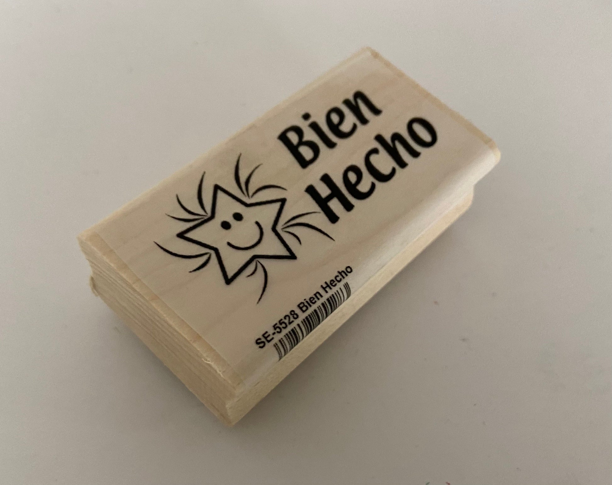 SHAPES ETC. Teacher's Stamp Spanish - Bien Hecho (Good Job)-0
