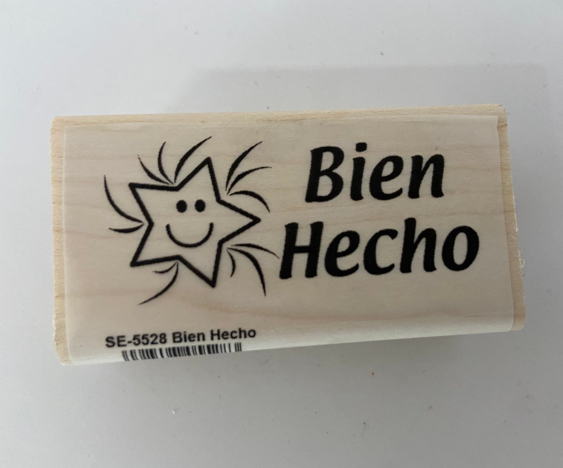 SHAPES ETC. Teacher's Stamp Spanish - Bien Hecho (Good Job)-1