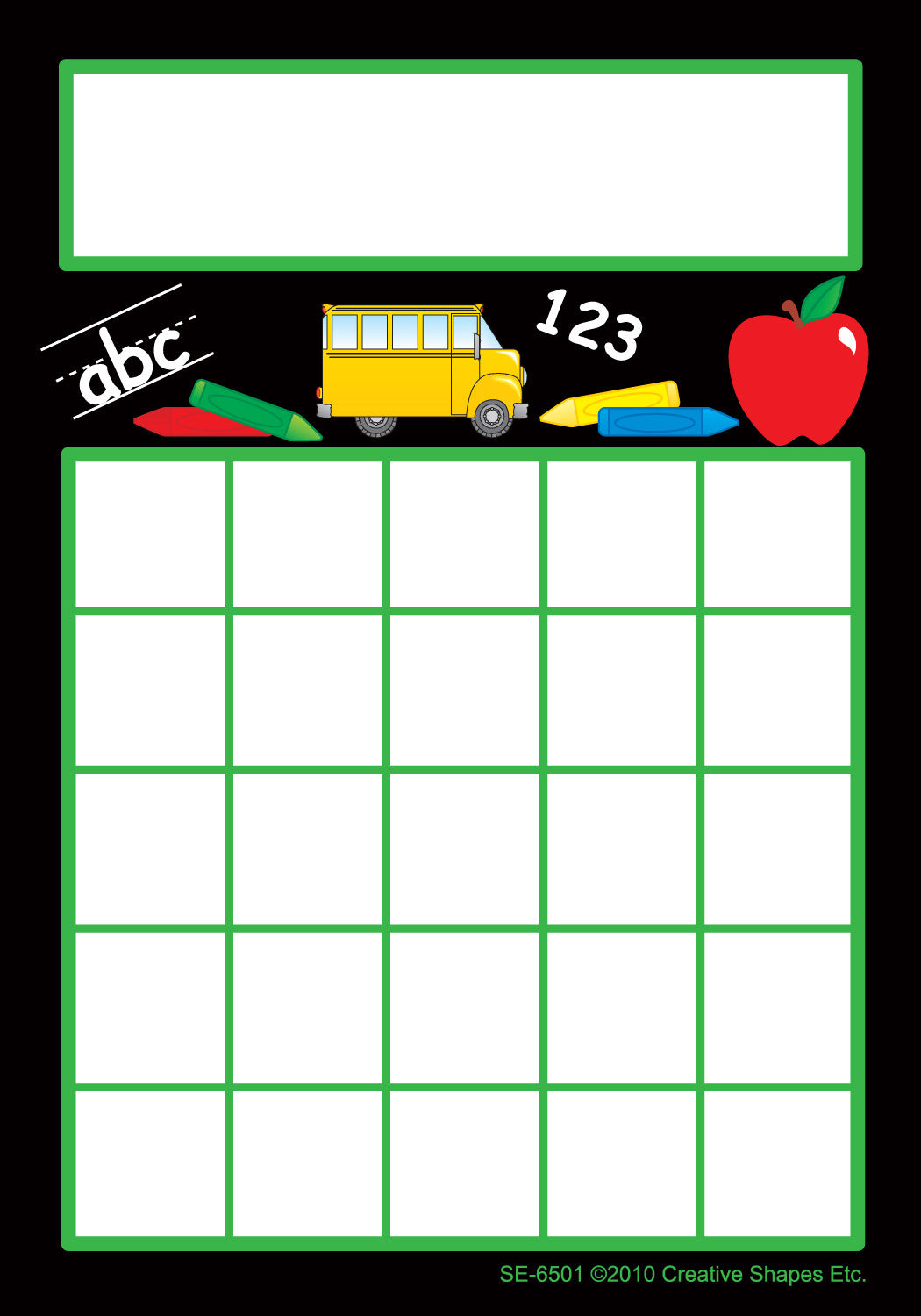 SHAPES ETC. Progress Pads - School Days-0