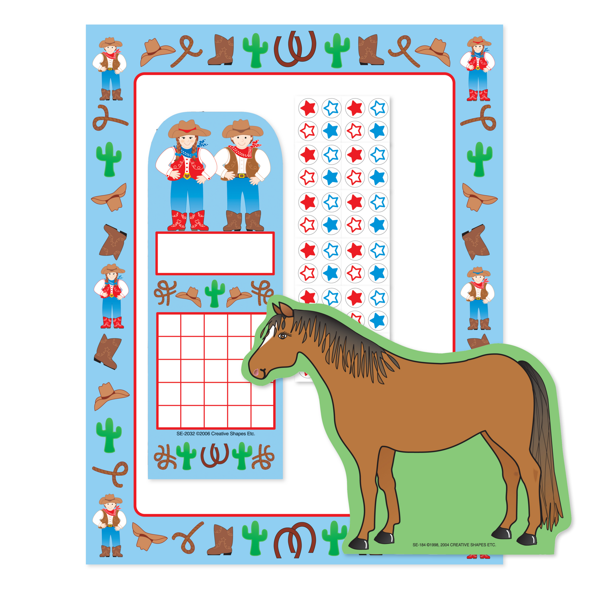 SHAPES ETC. Stationery Set - Western-0