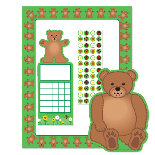 SHAPES ETC.SHAPES ETC. Stationery Set - Teddy Bear-0