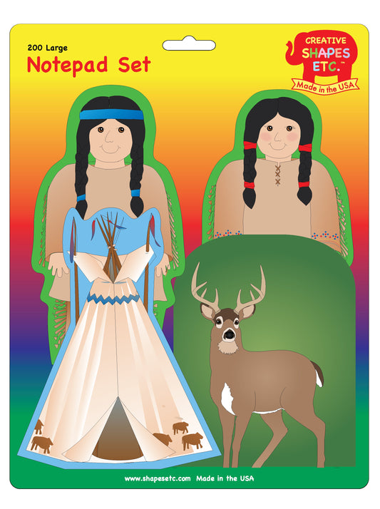 SHAPES ETC.Large Notepad Set - Native American-0