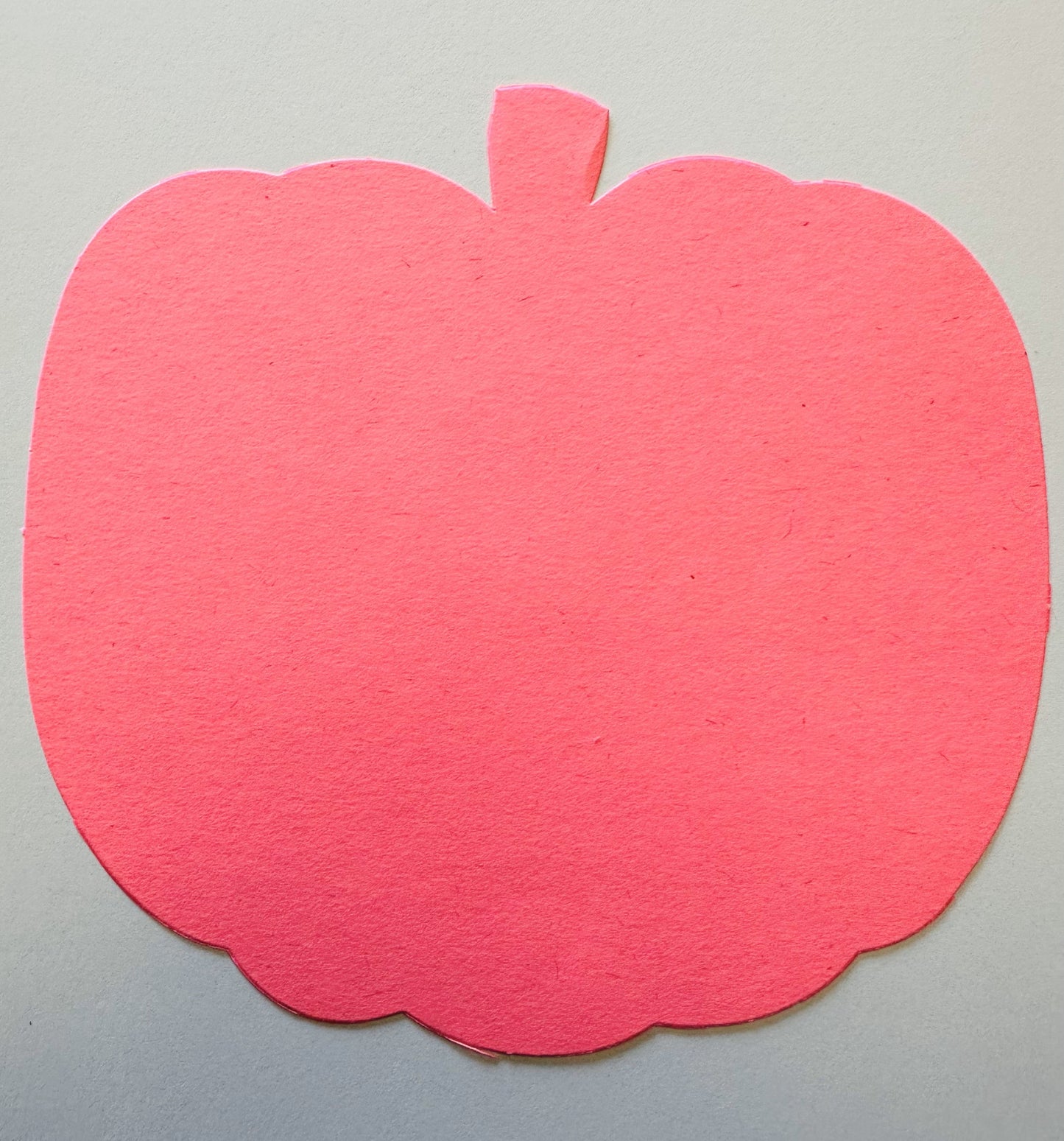 SHAPES ETC.  Large Single Color Cut-Out - Pretty in Pink-O-Ween Pumpkin-1
