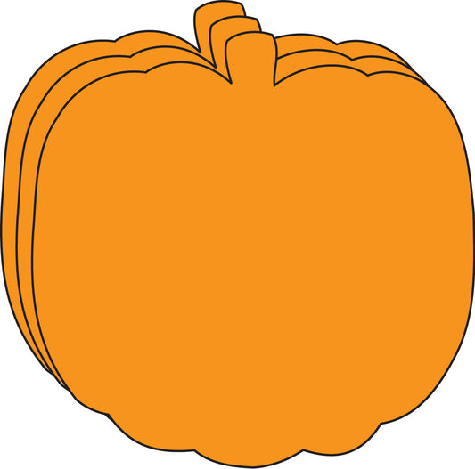 Die-Cut Magnetic - Large Single Color Pumpkin-0