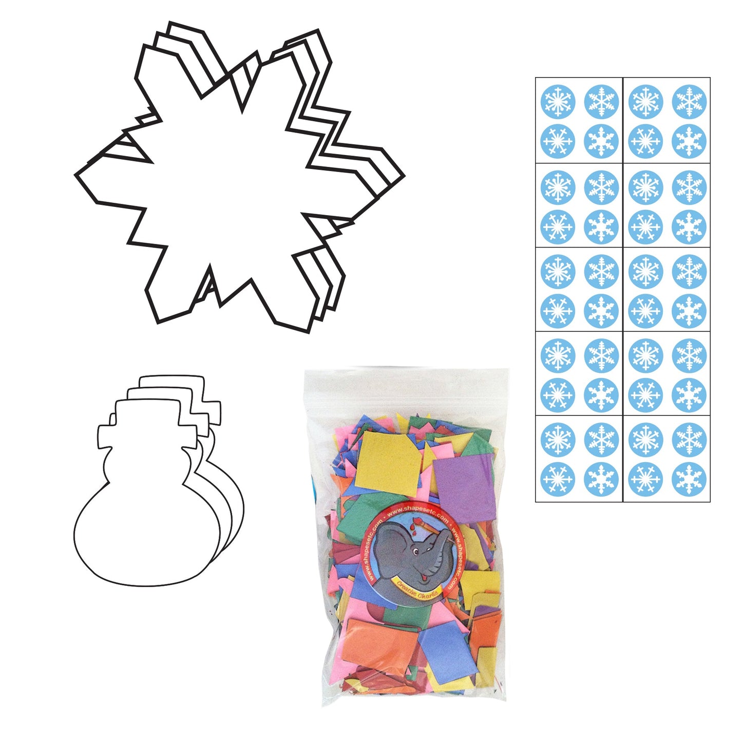 SHAPES ETC. Winter Wonderland Deluxe Activity Kit-0