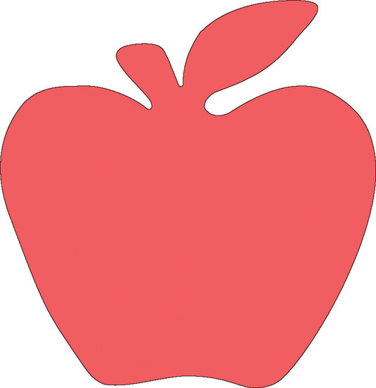 SHAPES ETC. Sticky Shape Notepad - Red Apple-0
