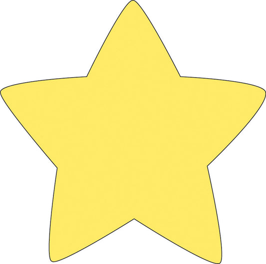 SHAPES ETC. Sticky Shape Notepad - Star-0