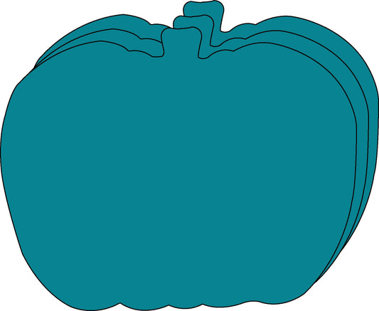 SHAPES ETC. Teal Pumpkin Single Color Super Cut-Outs- 8” x 10”-0