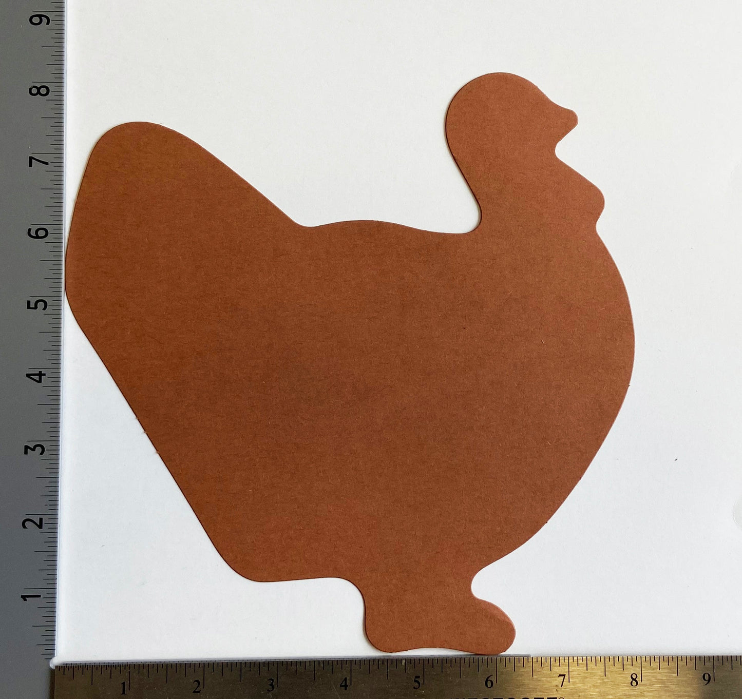 SHAPES ETC. Turkey Single Color Super Cut-Outs- 8” x 10”-1