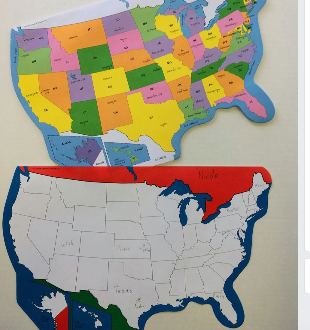 SHAPES ETC. U.S. Practice Map Combo Pack- 9” x 19”-1