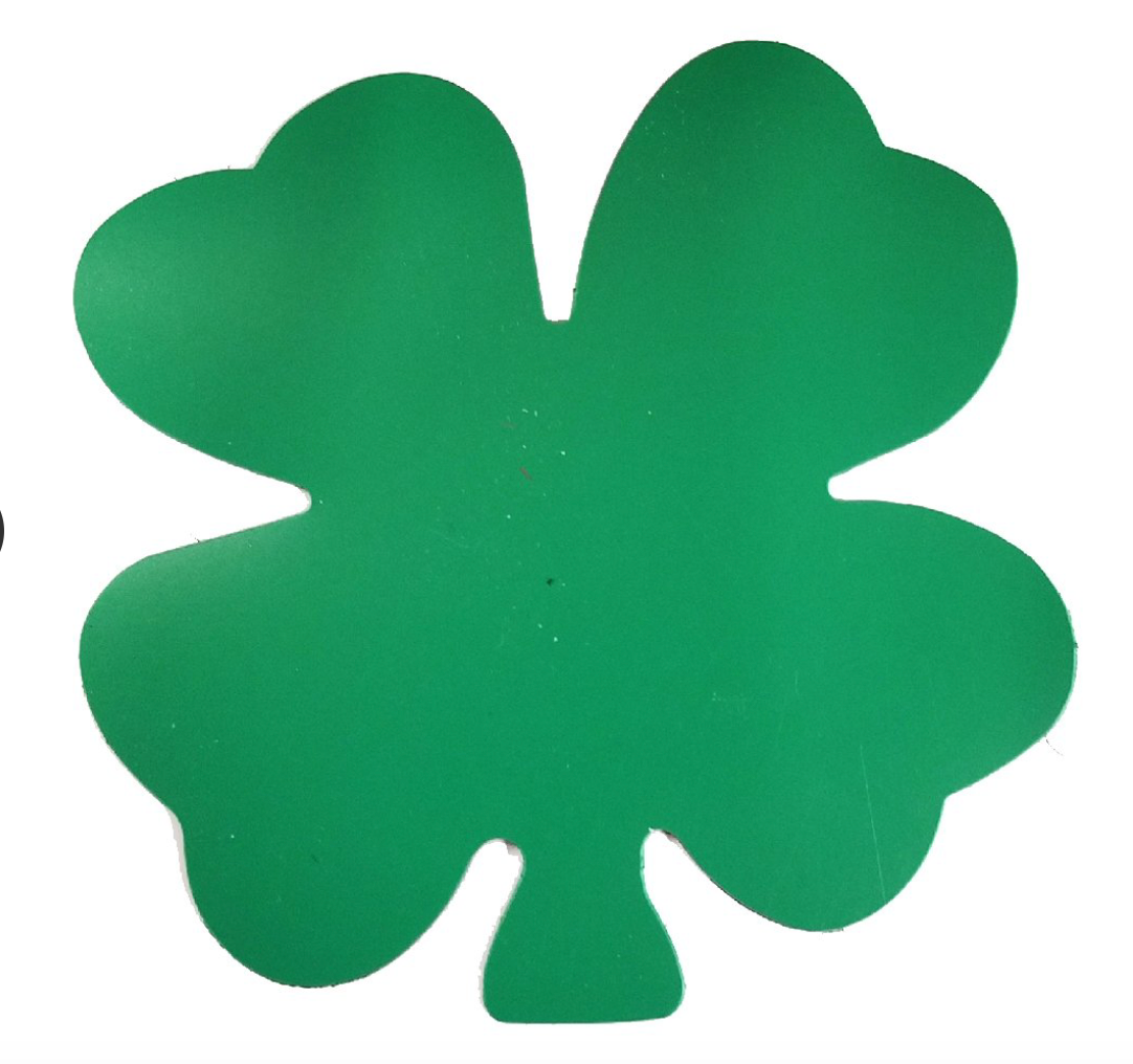 Die-Cut Magnetic - Large Assorted Four Leaf Clover-3