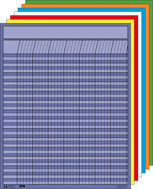 SHAPES ETC. Vertical Chart - Set of 7-0