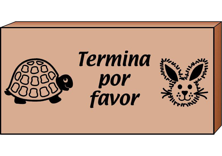 SHAPES ETC. Teacher's Stamp Spanish - Termina por favor (Please Finish)-0
