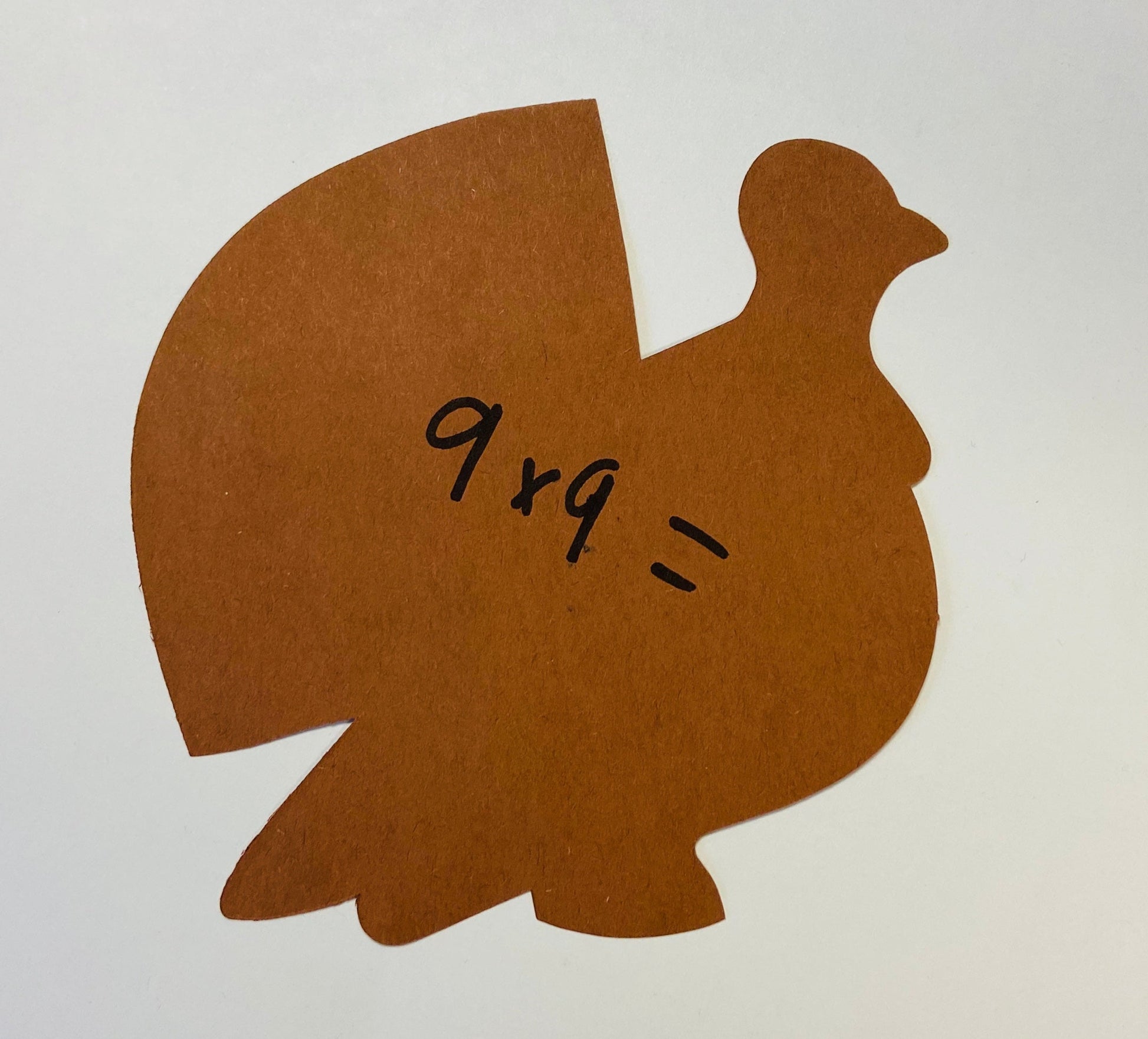 SHAPES ETC. Thanksgiving Turkey Small Assorted Color Cut-Outs - 3in-3