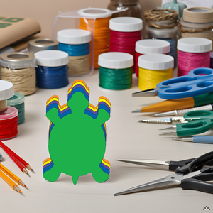 SHAPES ETC. Turtle Assorted Color Creative Cut-Outs- 5.5"-4